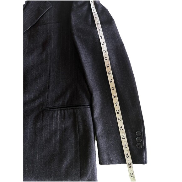 PAL ZILERI Guabello Men 42-44R Blazer Designer Wool Pinstripe Suit Jacket Italy - Picture 16 of 16